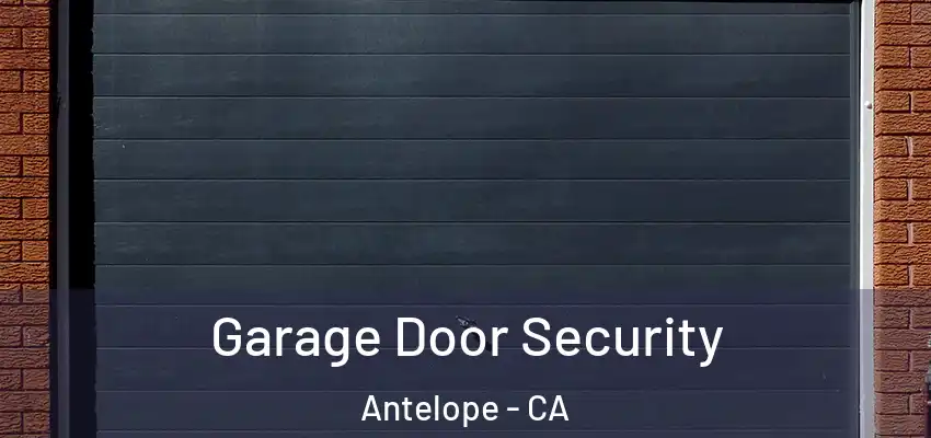 Garage Door Security Antelope - CA